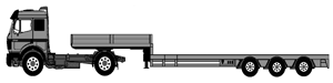 1 X 3 ACHS -TELE-SEMI TIEFLADER